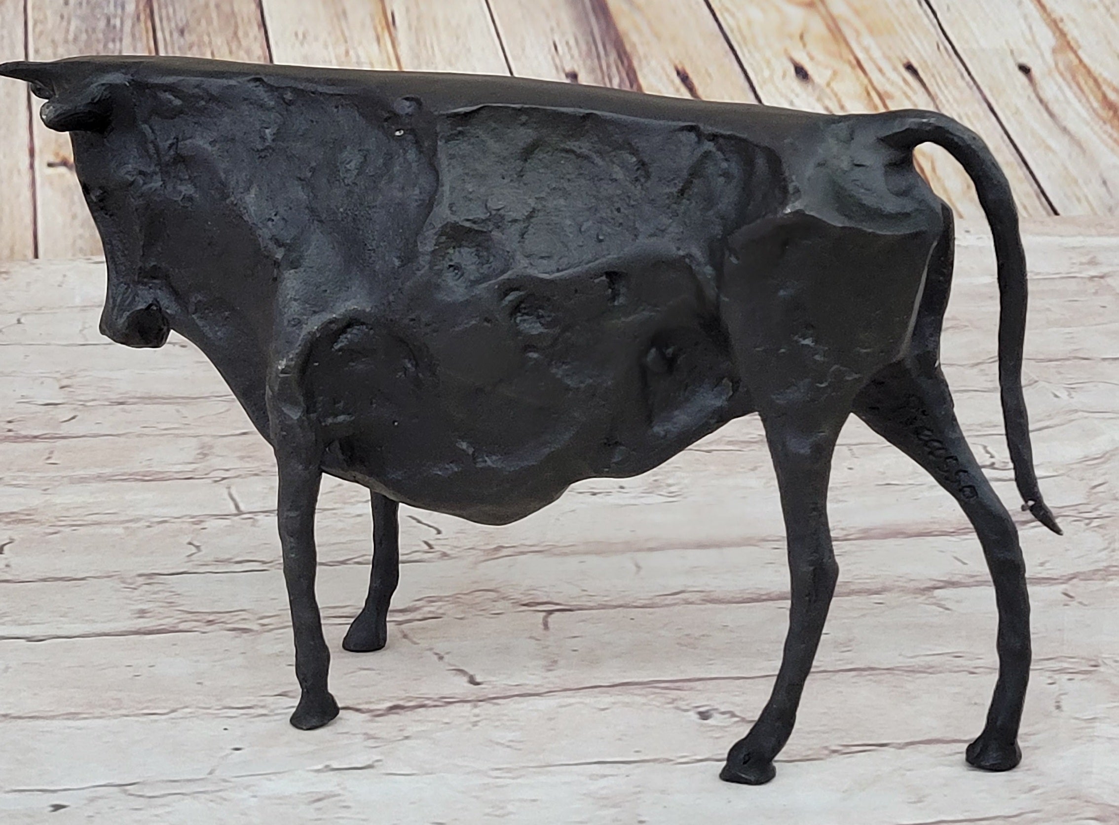 MODERN ART PICASSO BRONZE BULL STATUE CUBIST FIGURE SCULPTURE EL TORO BLACK SALE