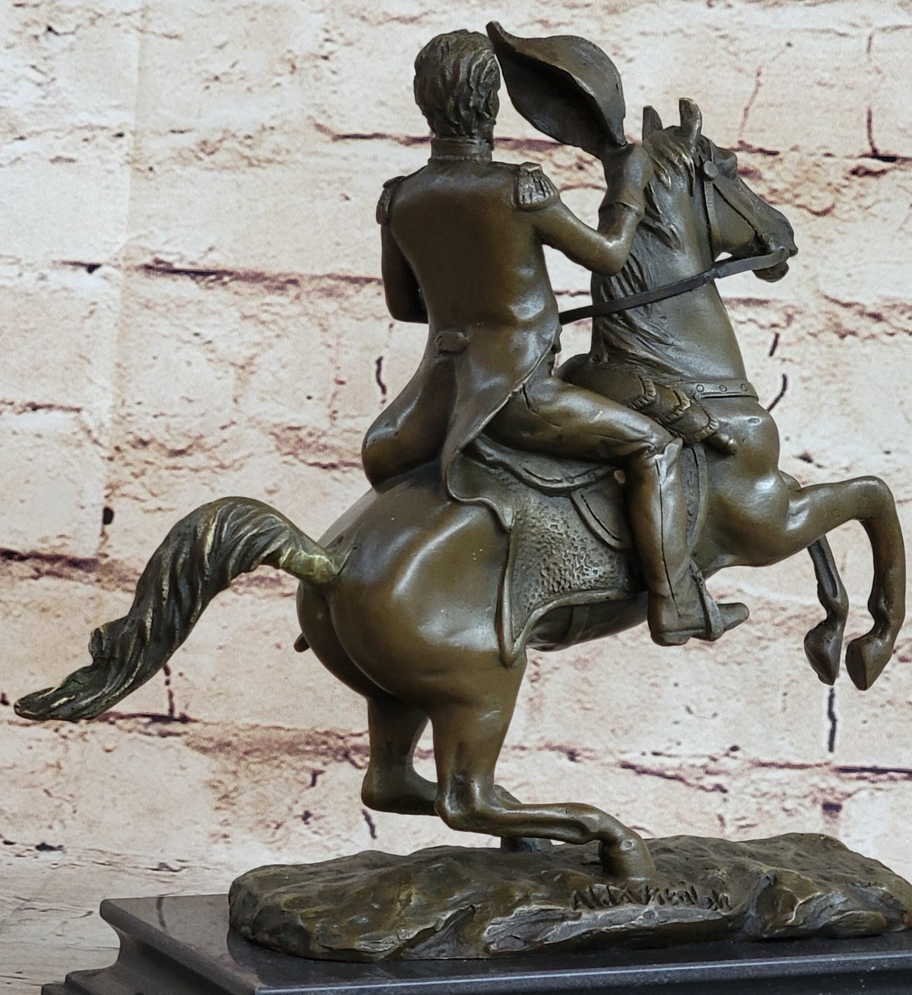 Henry Warner Slocum Union General on Horseback - Bronze Sculpture Replica Statue