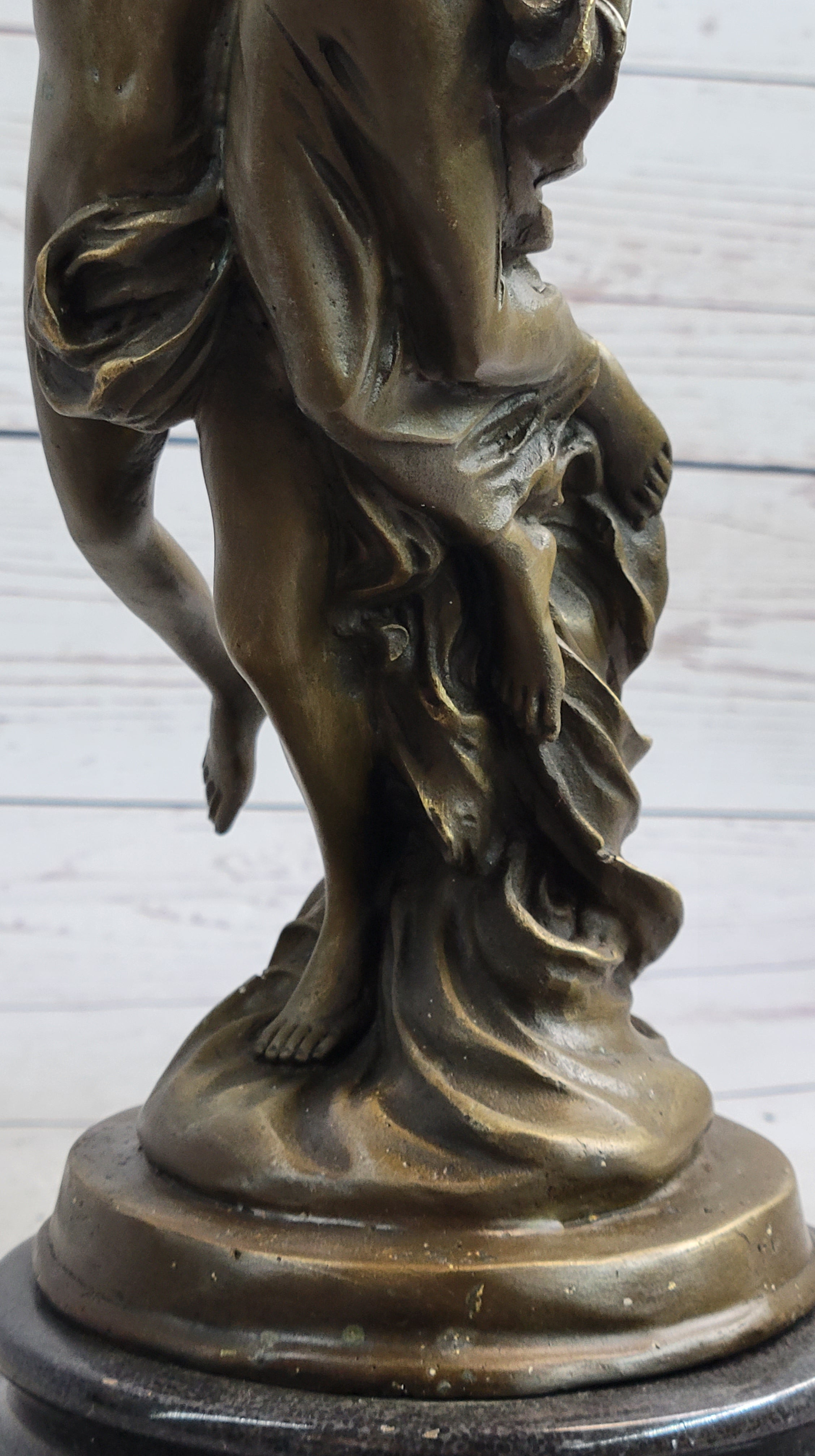 Romantic Nude Lovers Floating Bronze Sculpture Statue Love Romance Angels by Marioton