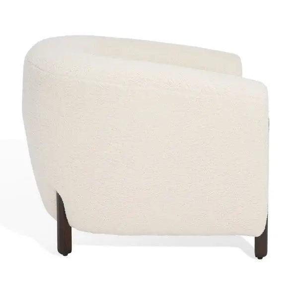 Safavieh Westley Ivory Barrel Back Accent Chair