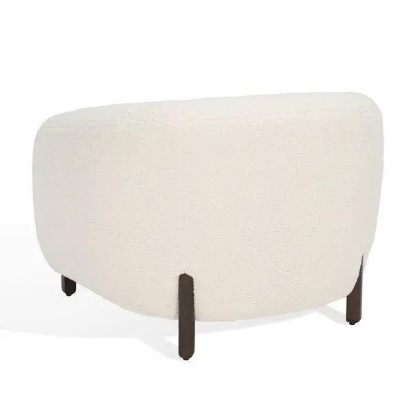 Safavieh Westley Ivory Barrel Back Accent Chair