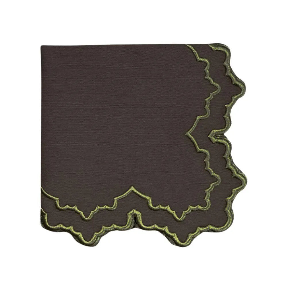 Flying Sheep Country Whitley Napkin - Cocoa (Set of 4)