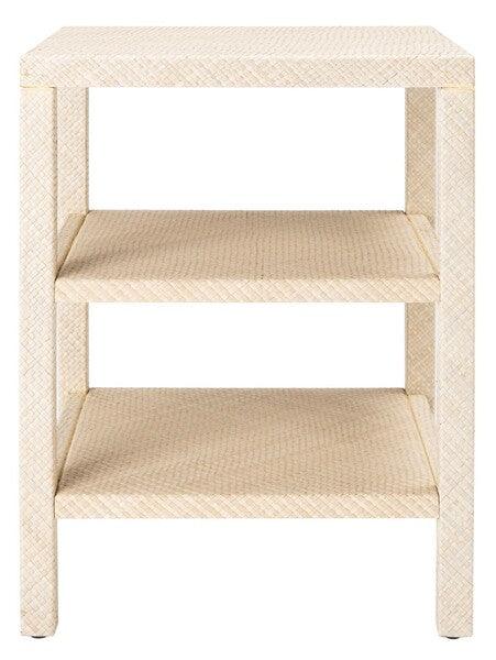 Safavieh Apis Raffia Light Natural 2 Shelf Accent Table