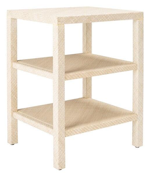 Safavieh Apis Raffia Light Natural 2 Shelf Accent Table