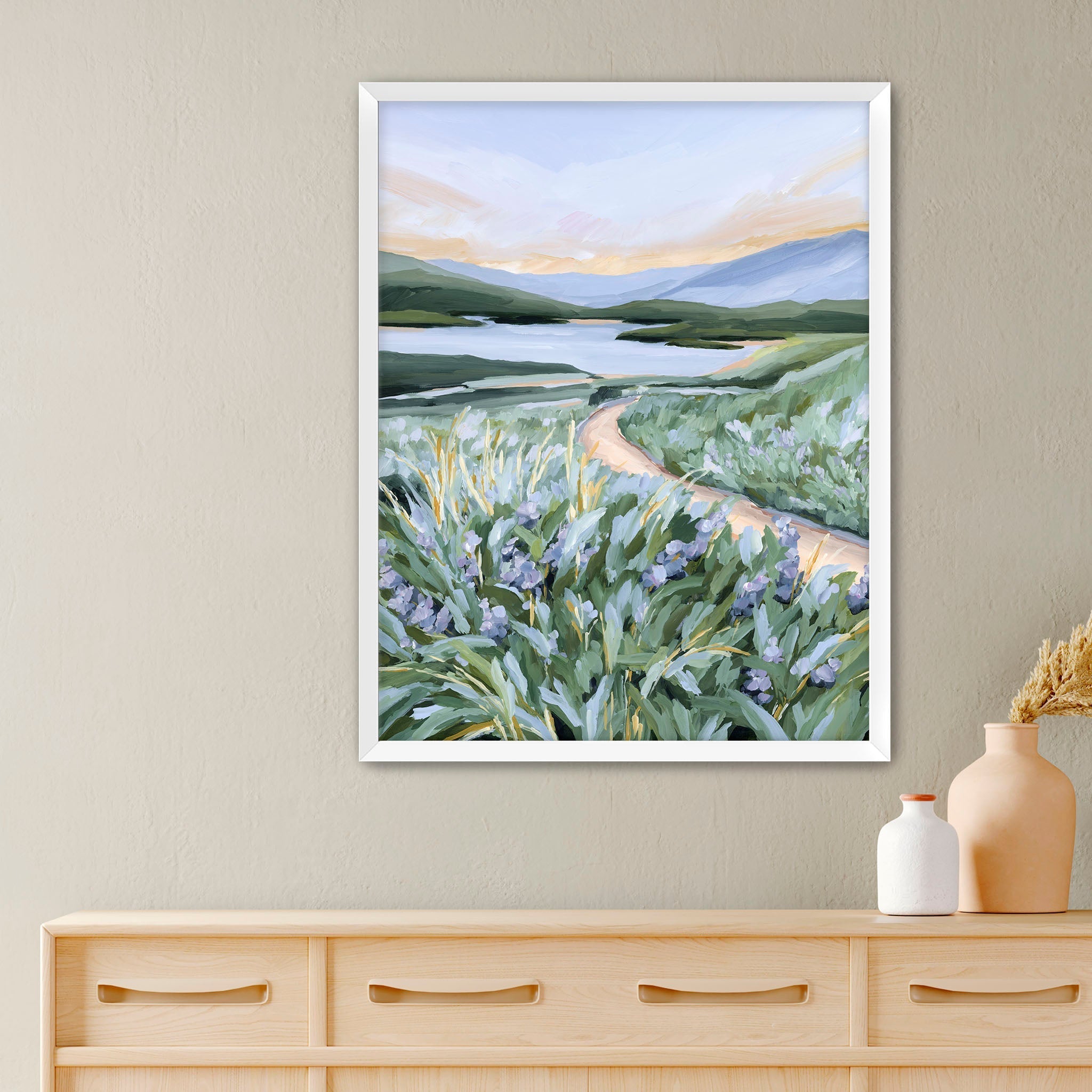 "Among the Wildflowers" Art Print