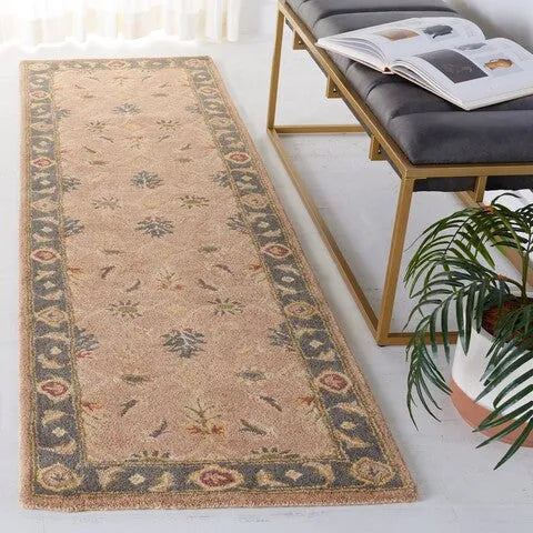 Anatolia Wool Rug in Brown and Blue