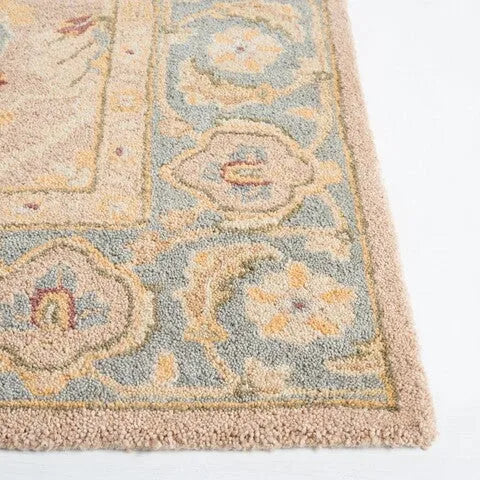 Anatolia Wool Rug in Brown and Blue