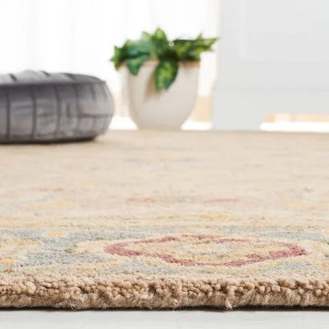 Anatolia Wool Rug in Brown and Blue