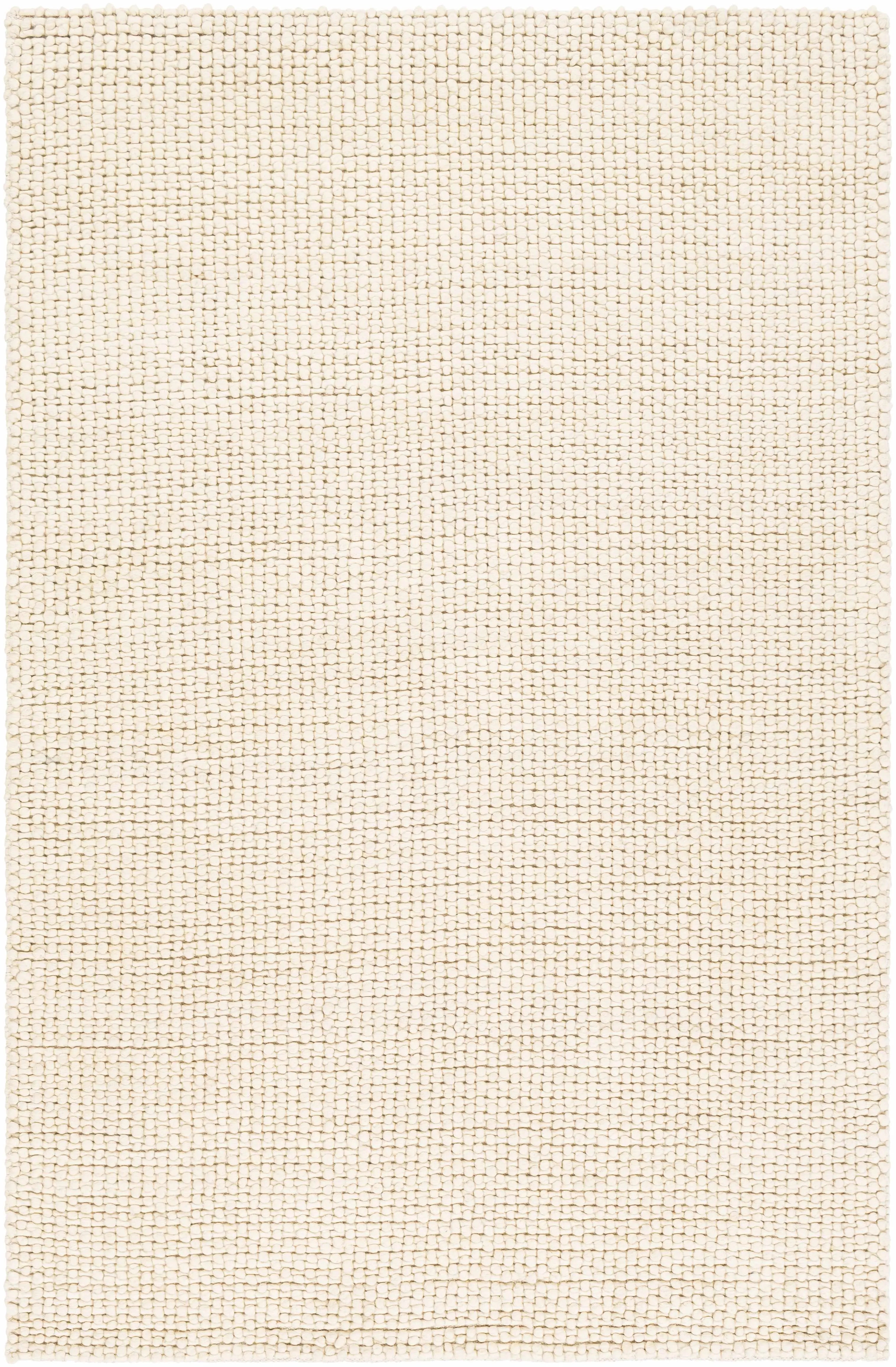 Lucerne Plain Cream Wool Rug LNE-1000