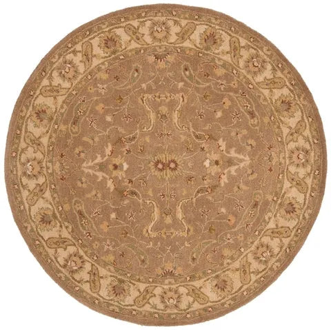 Antiquity Wool Rug in Brown and Gold