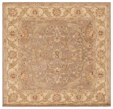 Antiquity Wool Rug in Brown and Gold