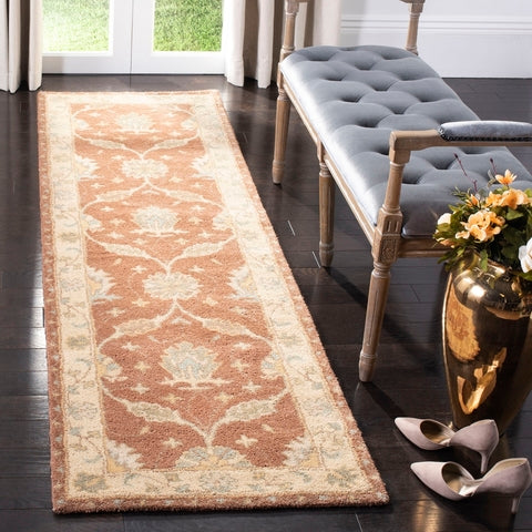 Antiquity Wool Rug in Brown and Taupe