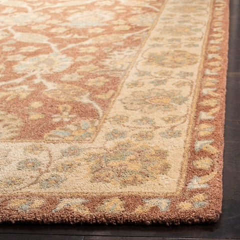 Antiquity Wool Rug in Brown and Taupe