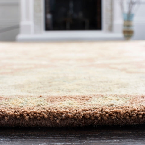 Antiquity Wool Rug in Brown and Taupe