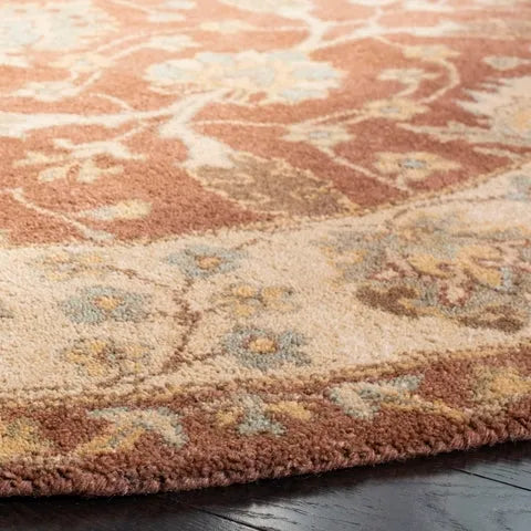 Antiquity Wool Rug in Brown and Taupe