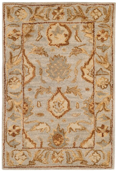 Antiquity Wool Rug in Light Gray