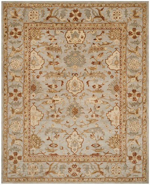 Antiquity Wool Rug in Light Gray