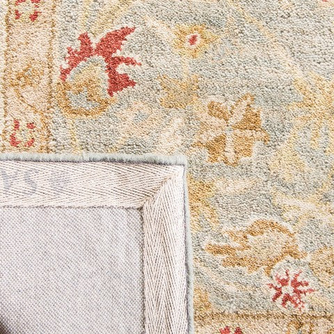 Antiquity Wool Rug in Gray Blue and Beige