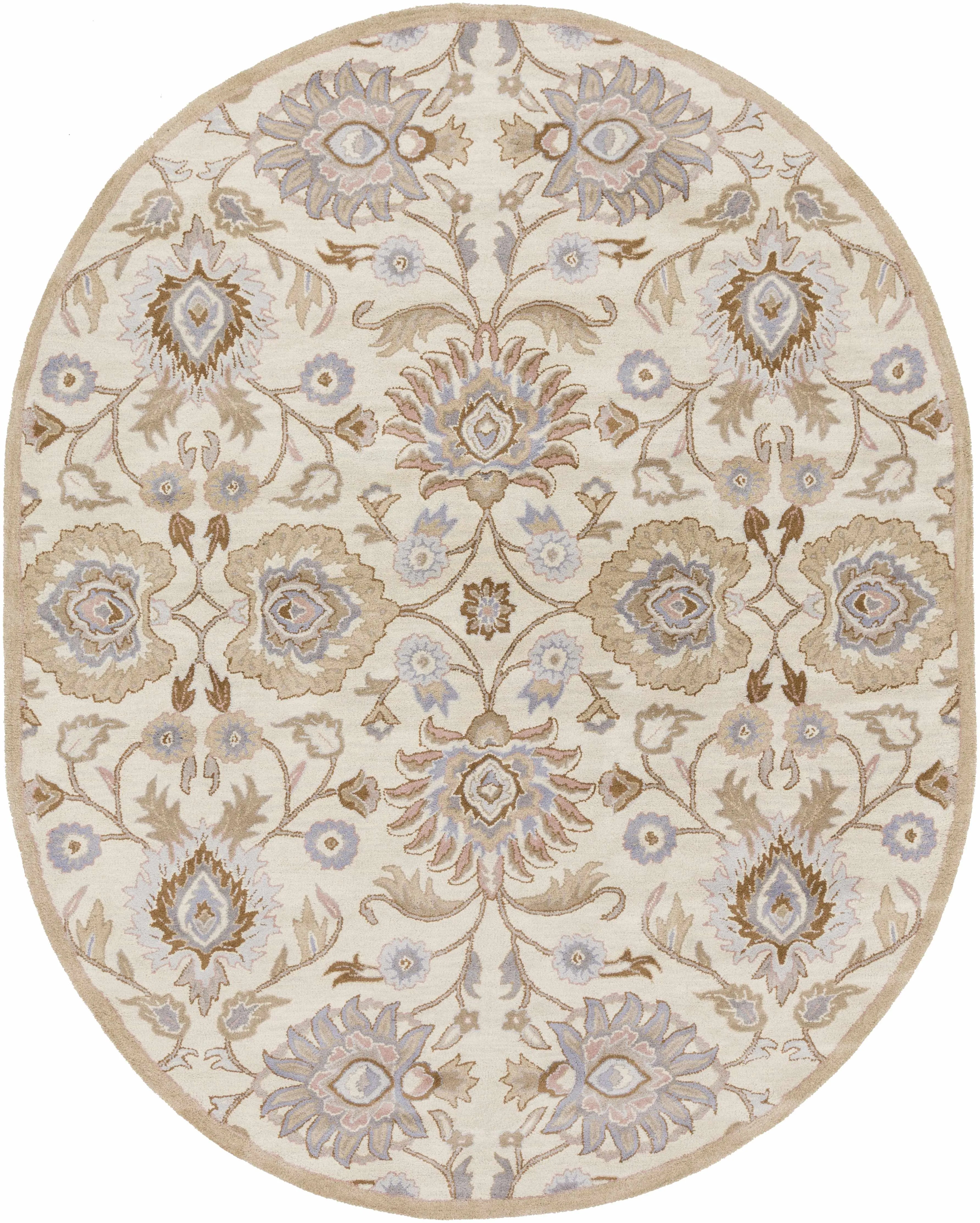 Conesus Hand Tufted Ivory 1109 Wool Rug