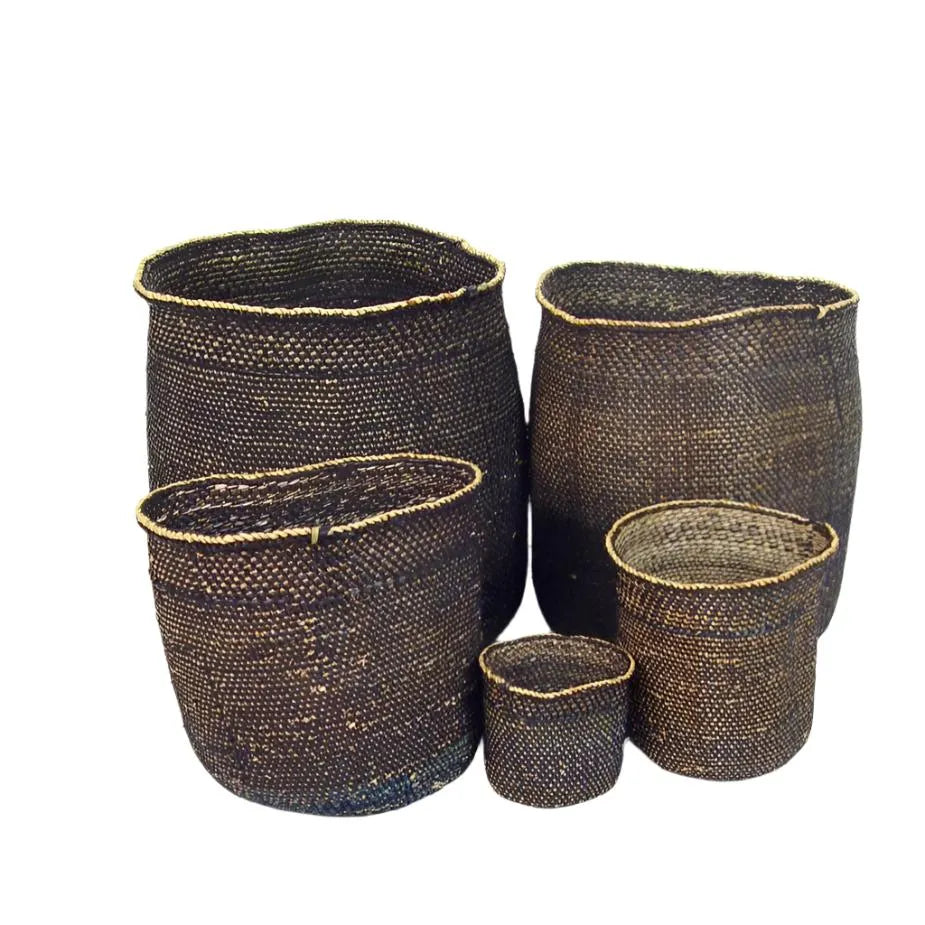 Light Black Iringa Baskets