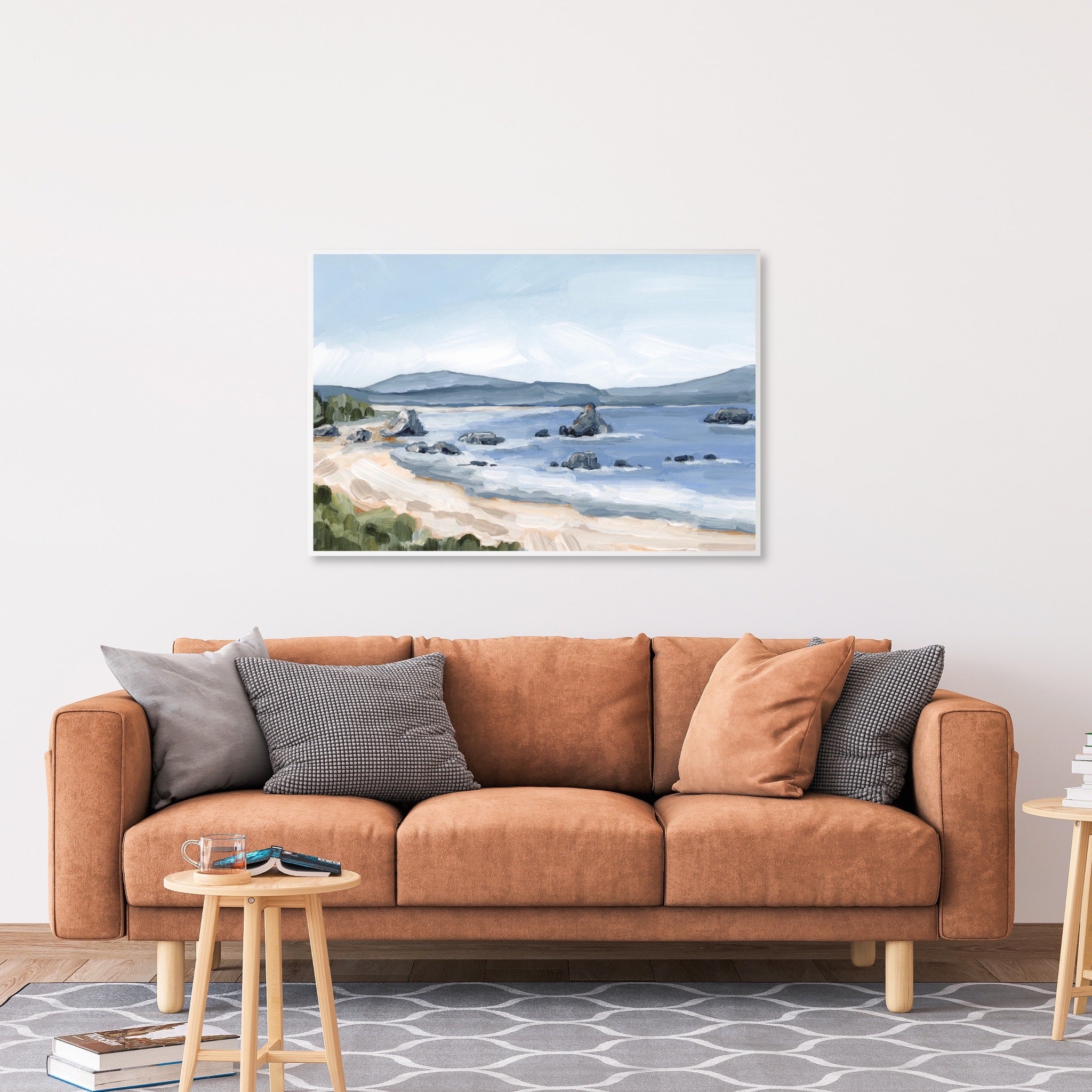 "Battle Rock Beach" Art Print