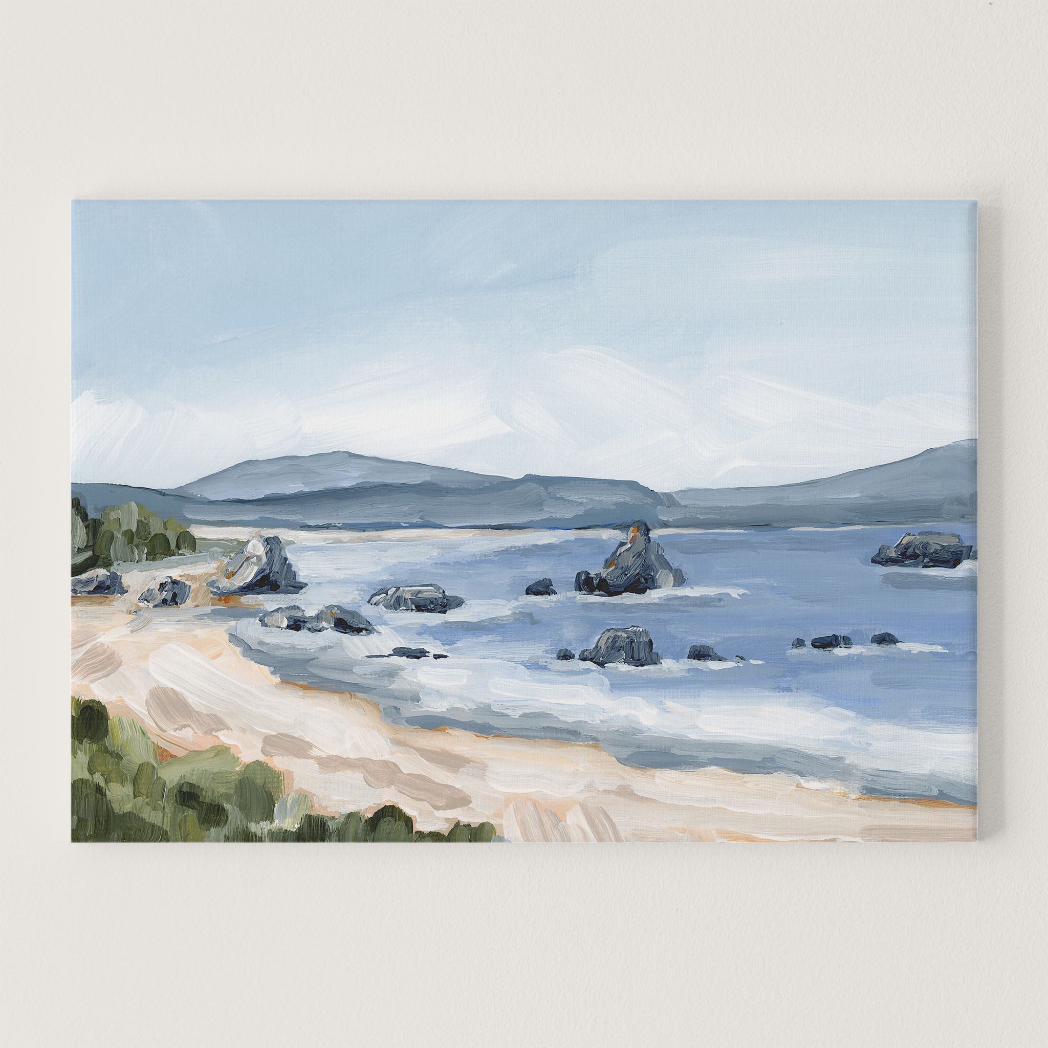 "Battle Rock Beach" Art Print