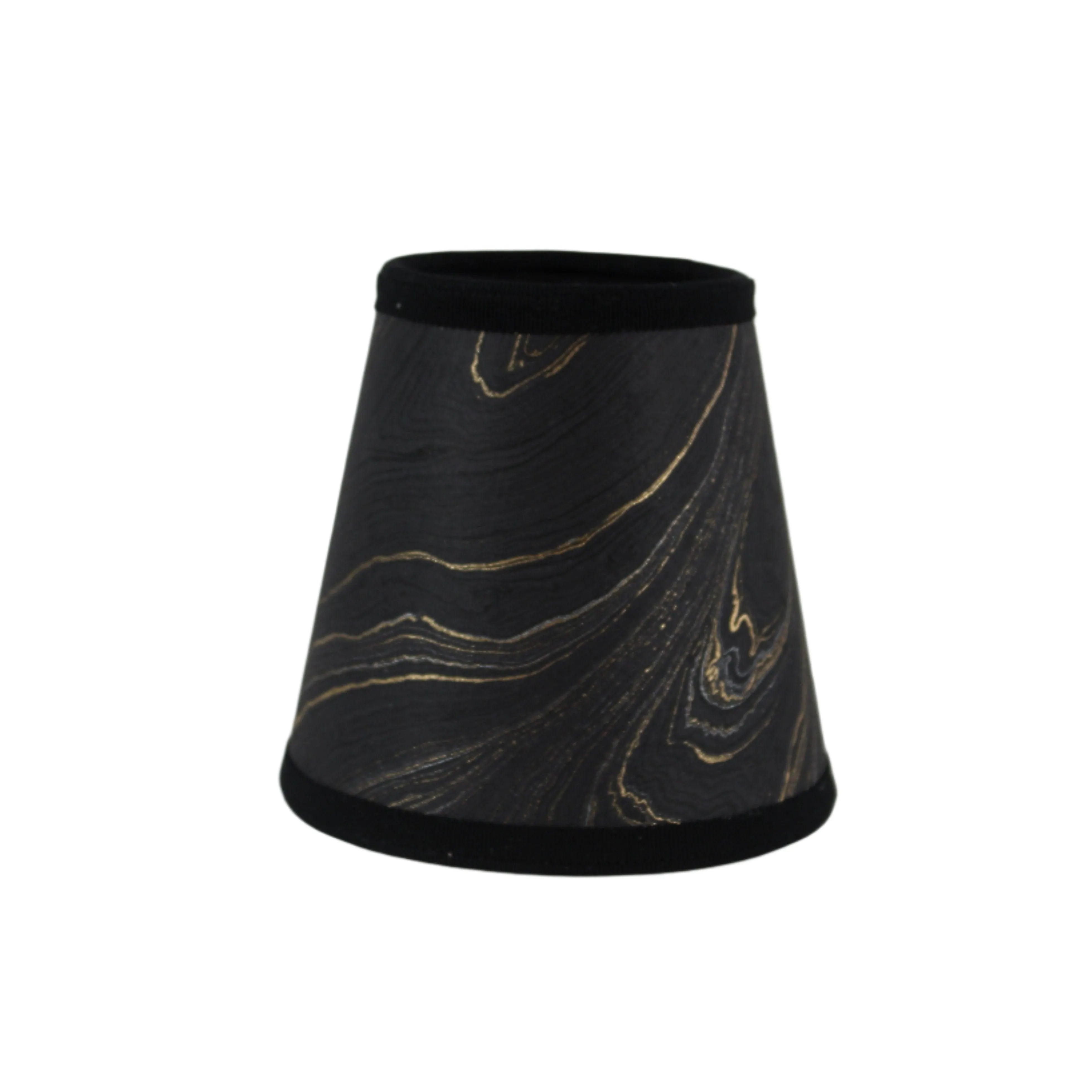 Small Marble Shade Cover in Black