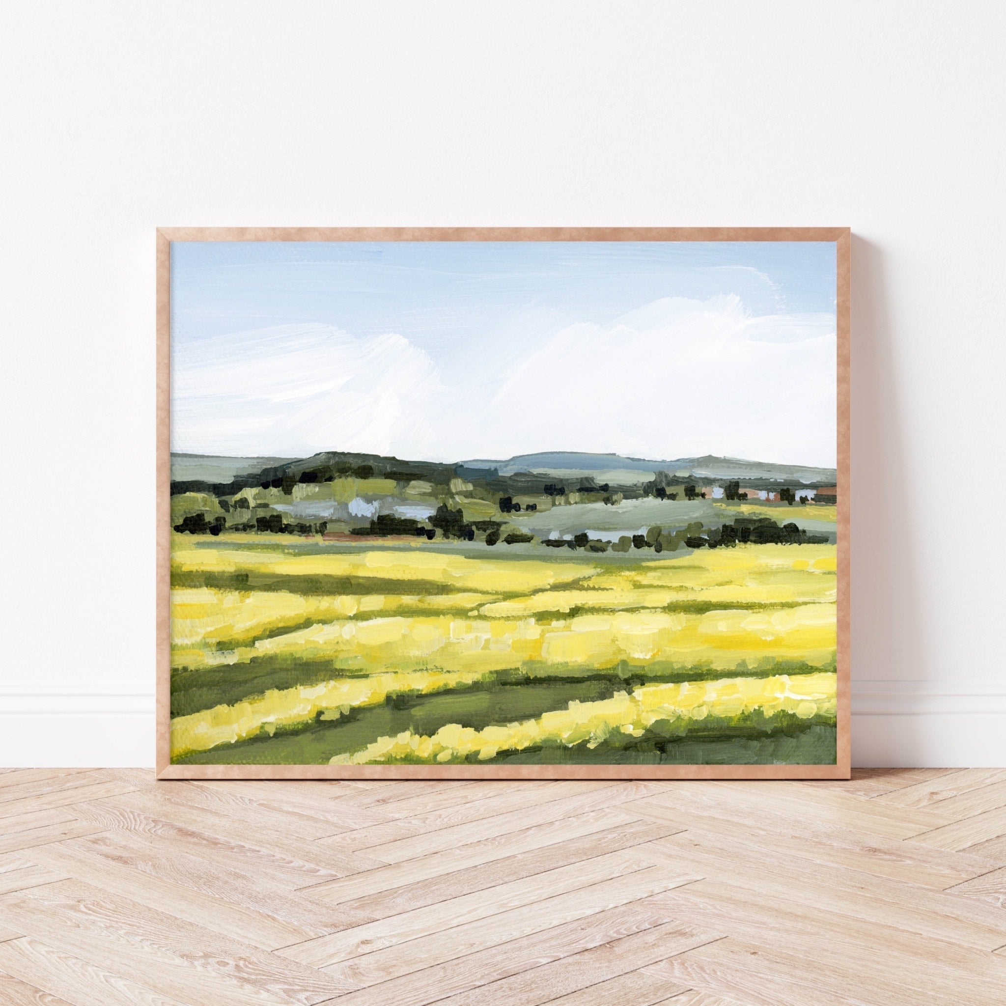 "Blooming Fields" Art Print