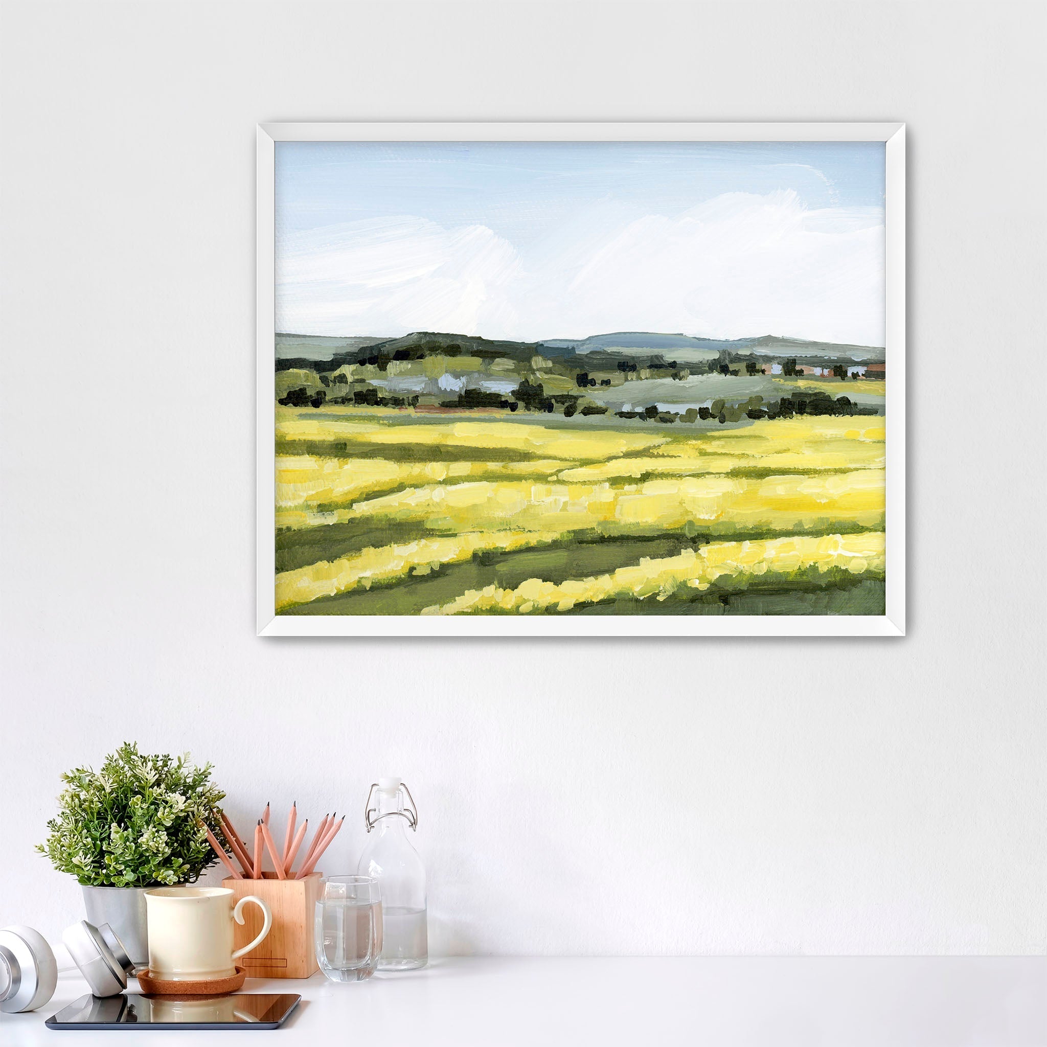 "Blooming Fields" Art Print