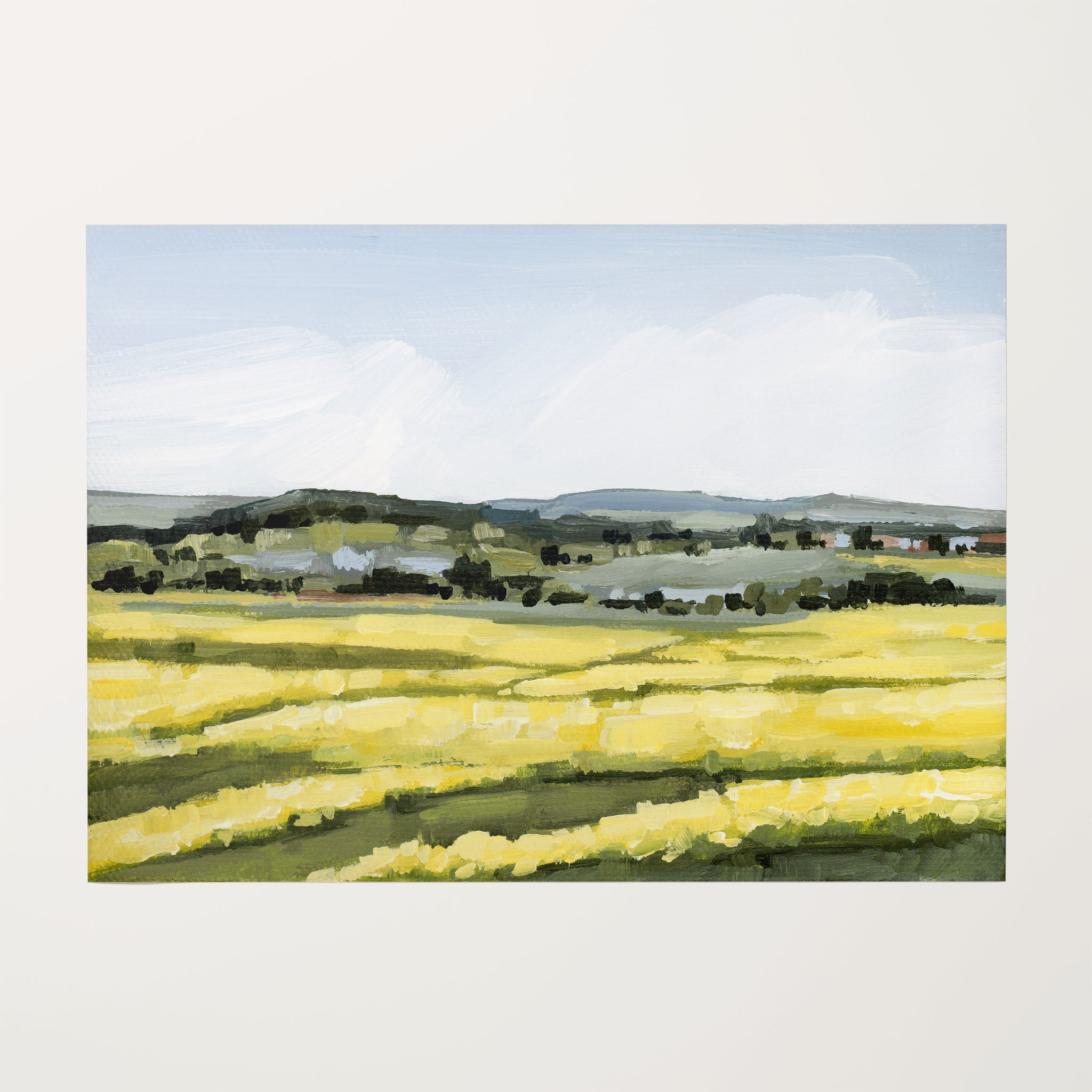 "Blooming Fields" Art Print