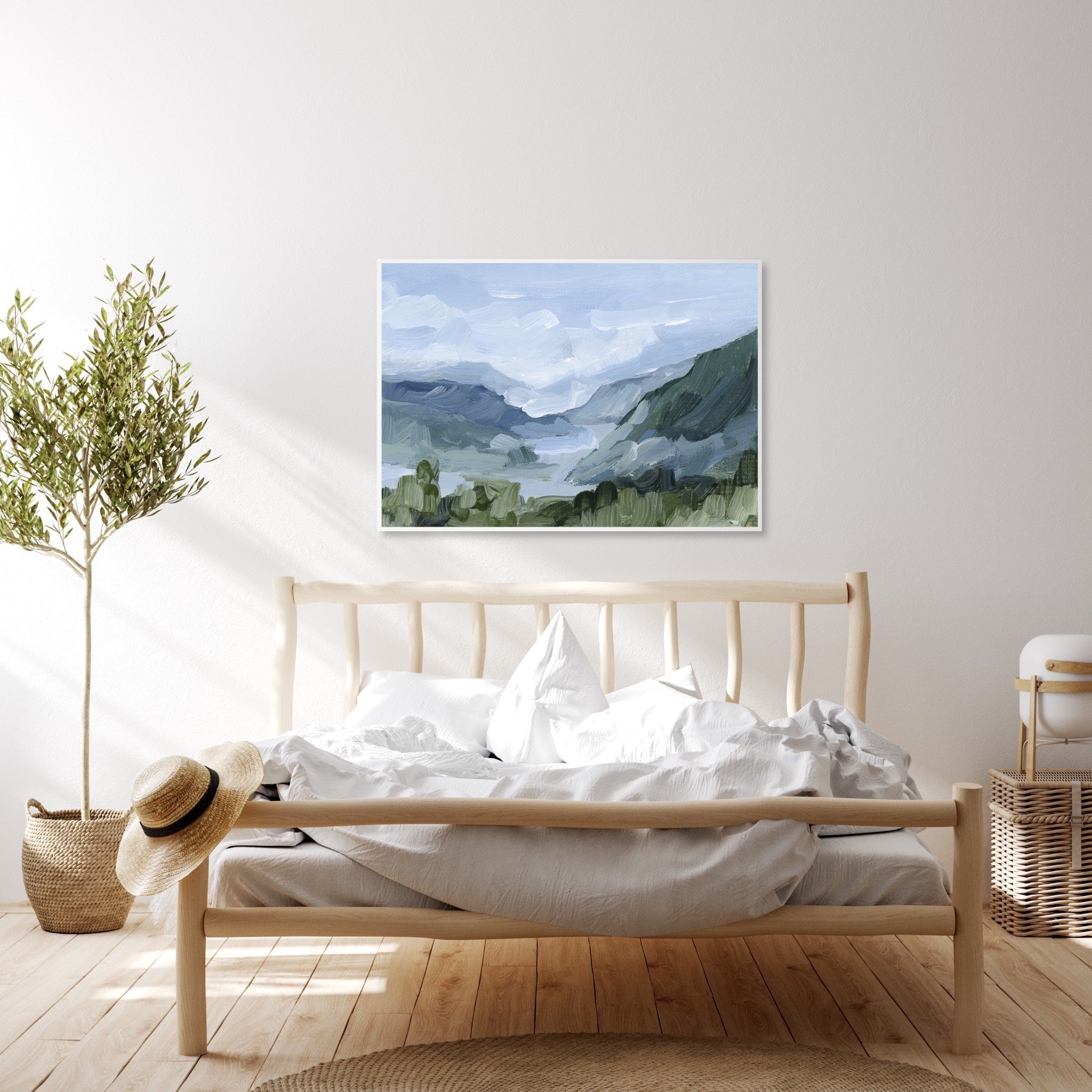 "Blue Juneau" Art Print