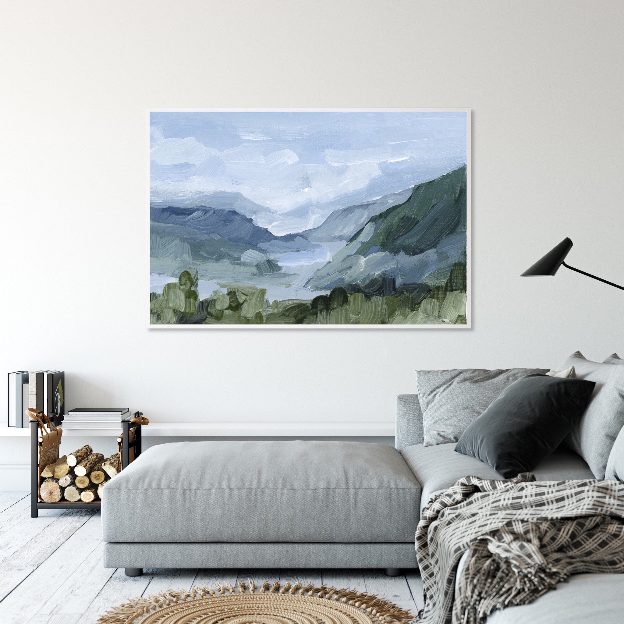 "Blue Juneau" Art Print