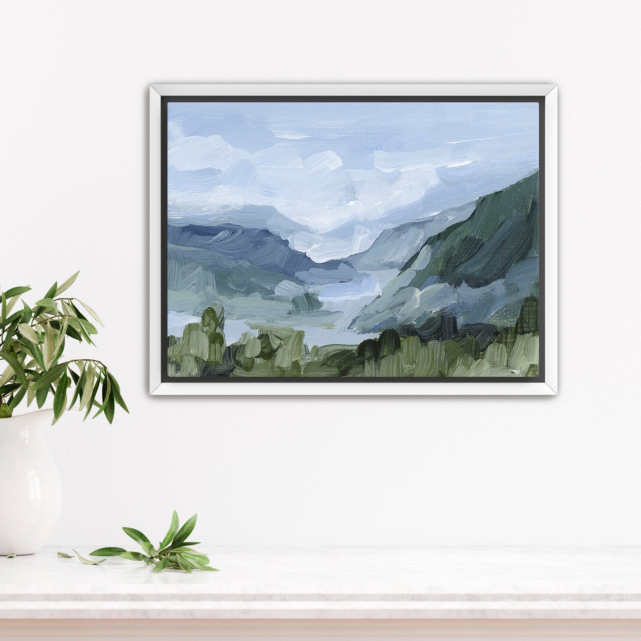 "Blue Juneau" Art Print