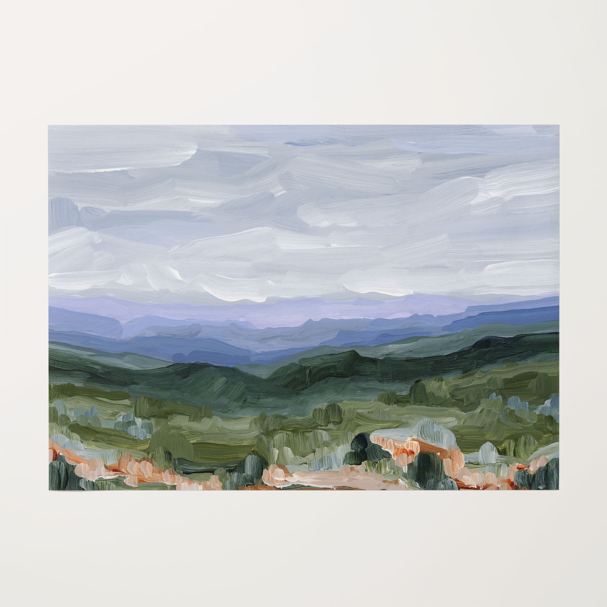 "Blue Ridge" Art Print