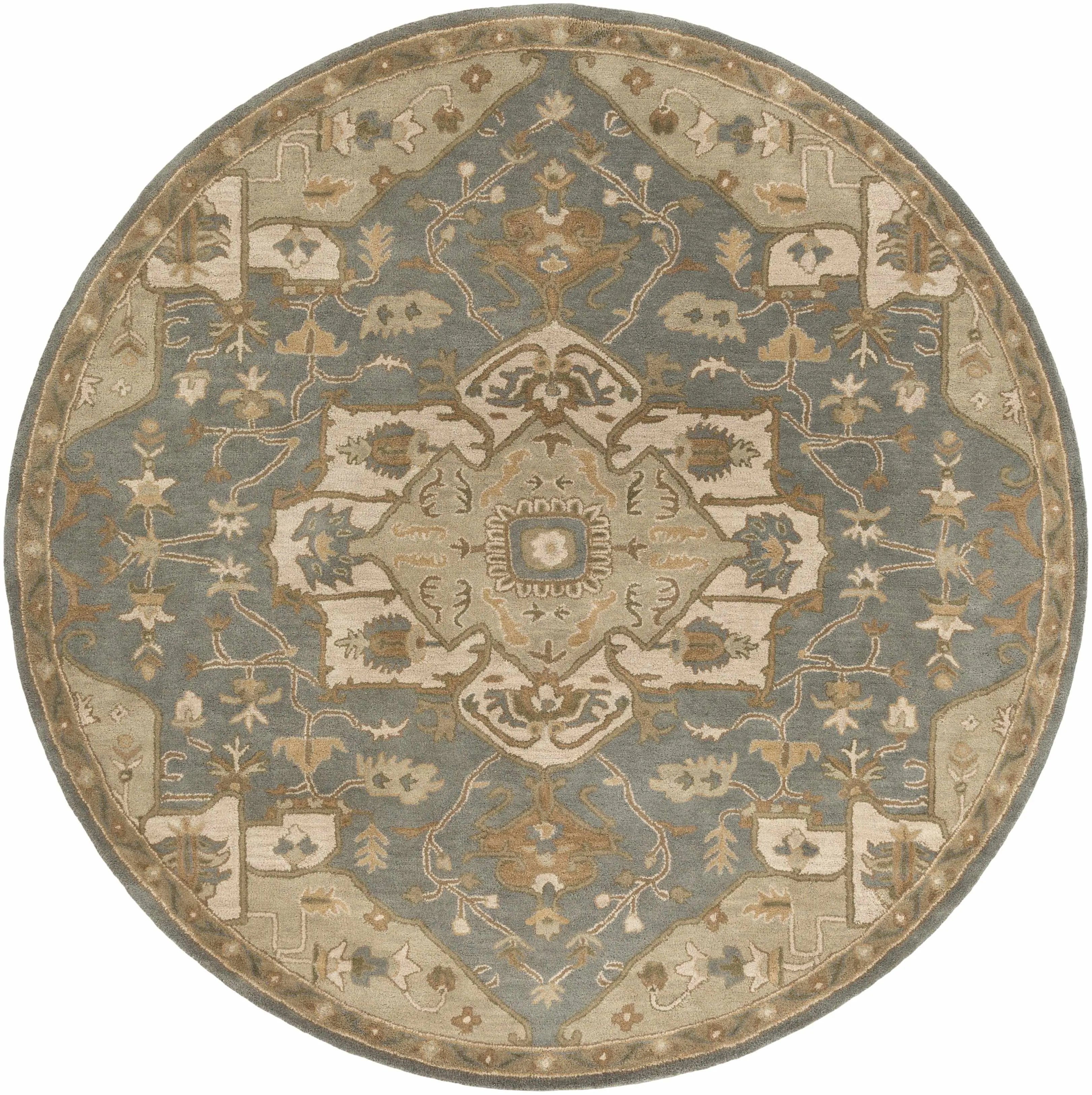 Broomfield Gray 1144 Wool Area Rug