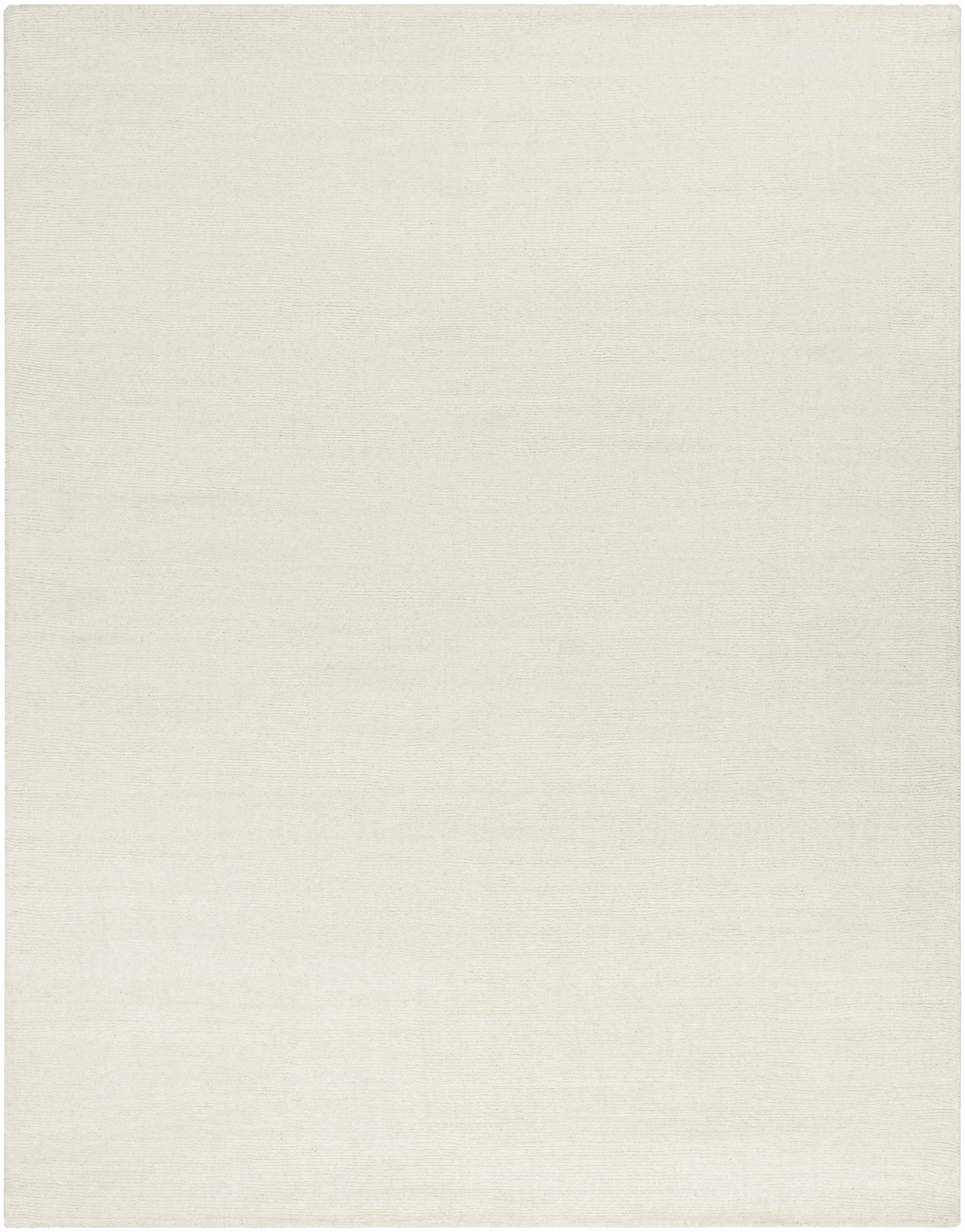 Brockton Solid Wool Light Beige Area Rug