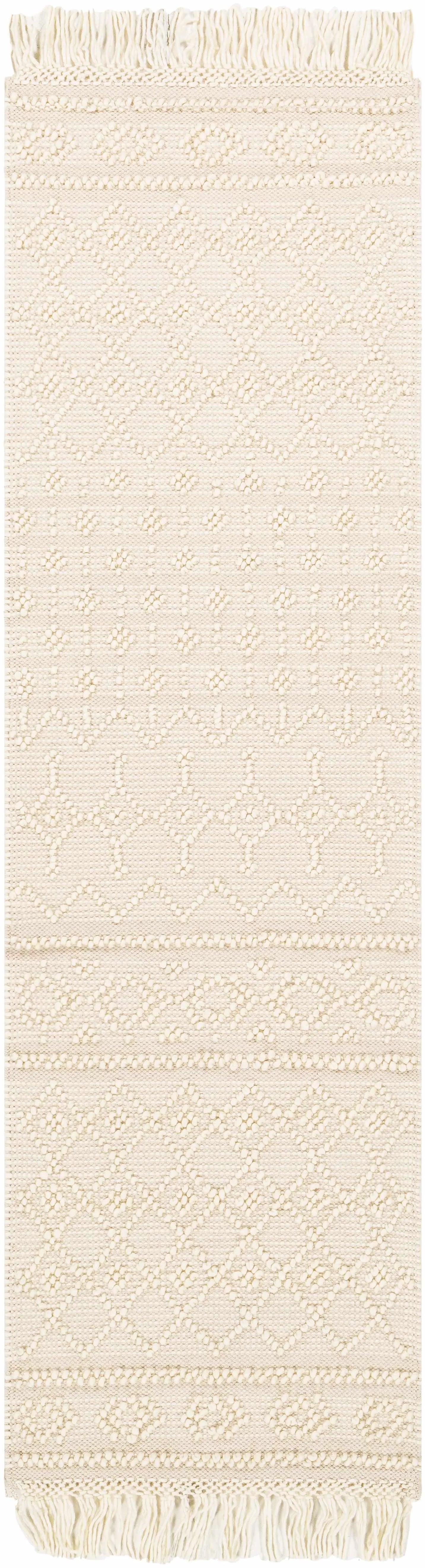 Brothers Beige Wool&Cotton Rug