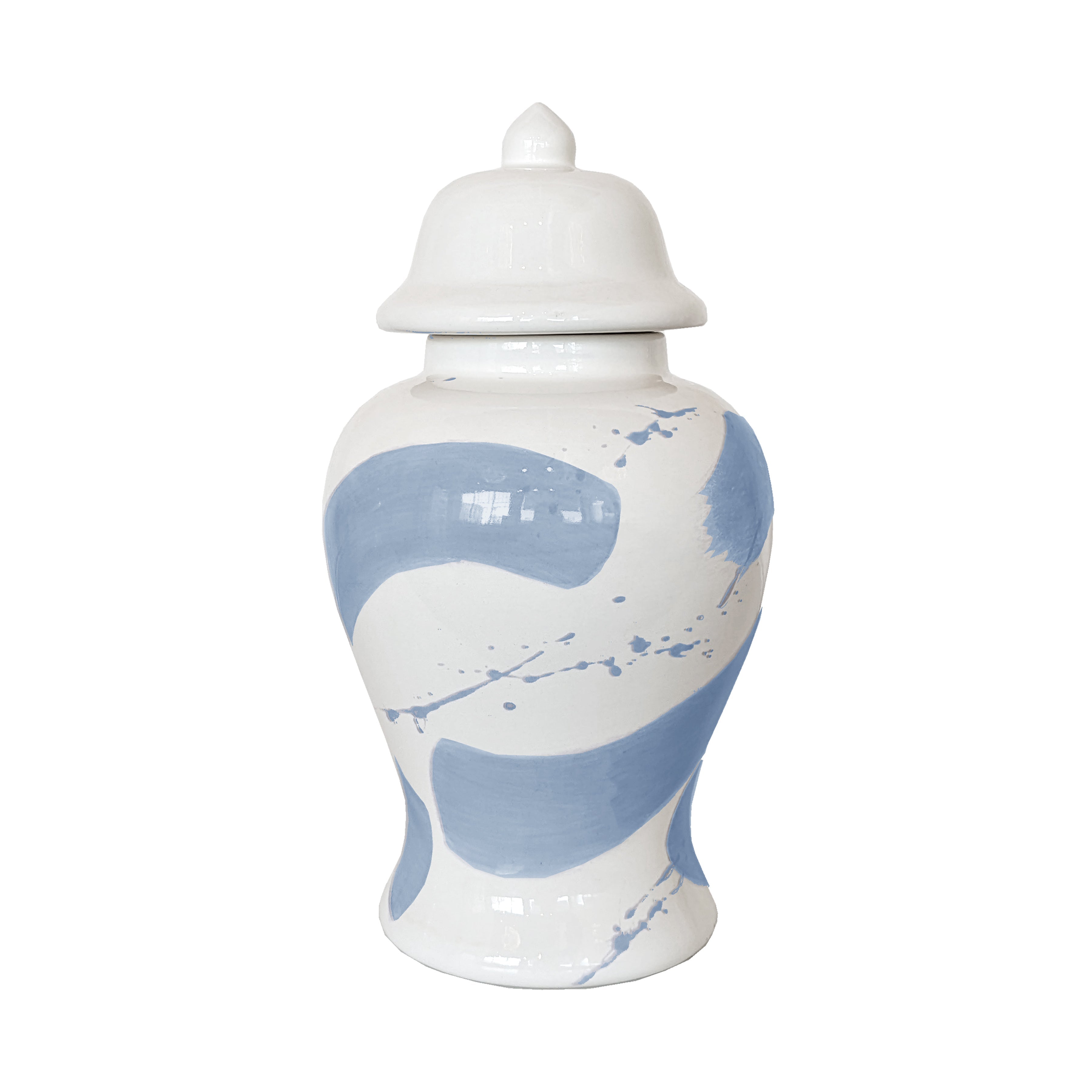 Serenity Brushstroke Ginger Jar