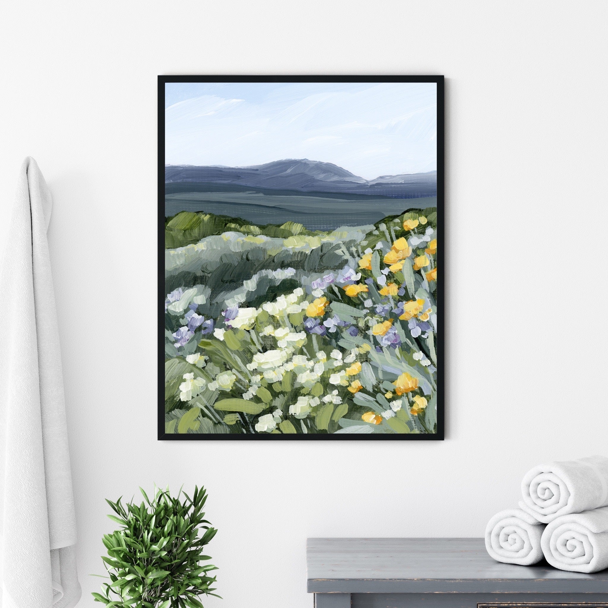 "Buffalo Mountain" Art Print