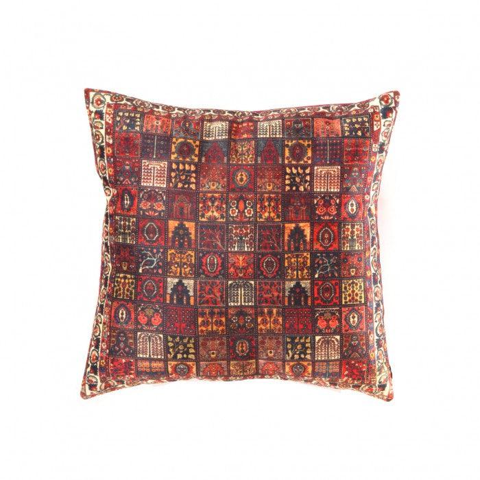 Canvello Bakhtiari Design Velvet Pillow - 16' X 16'