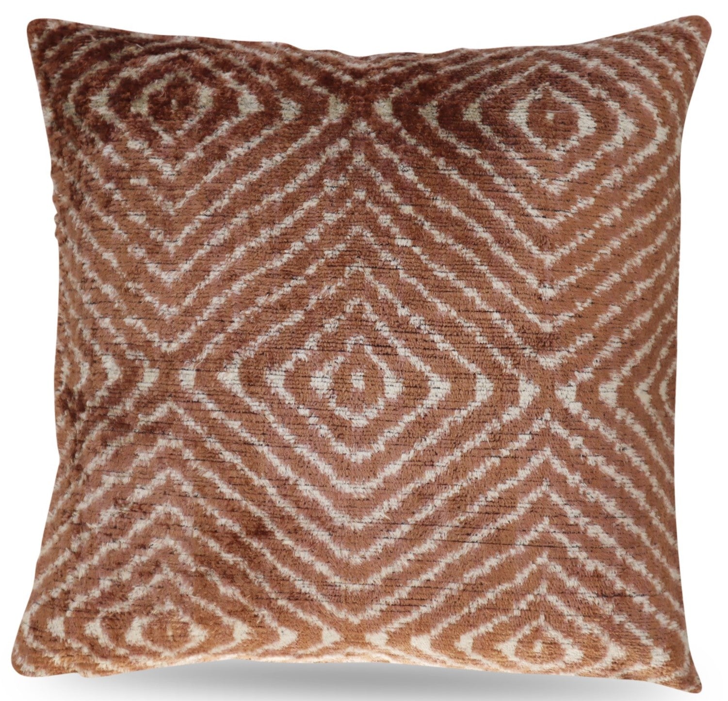 Canvello Brown Pillows With Luxury Decorative Cover - 16x16 in