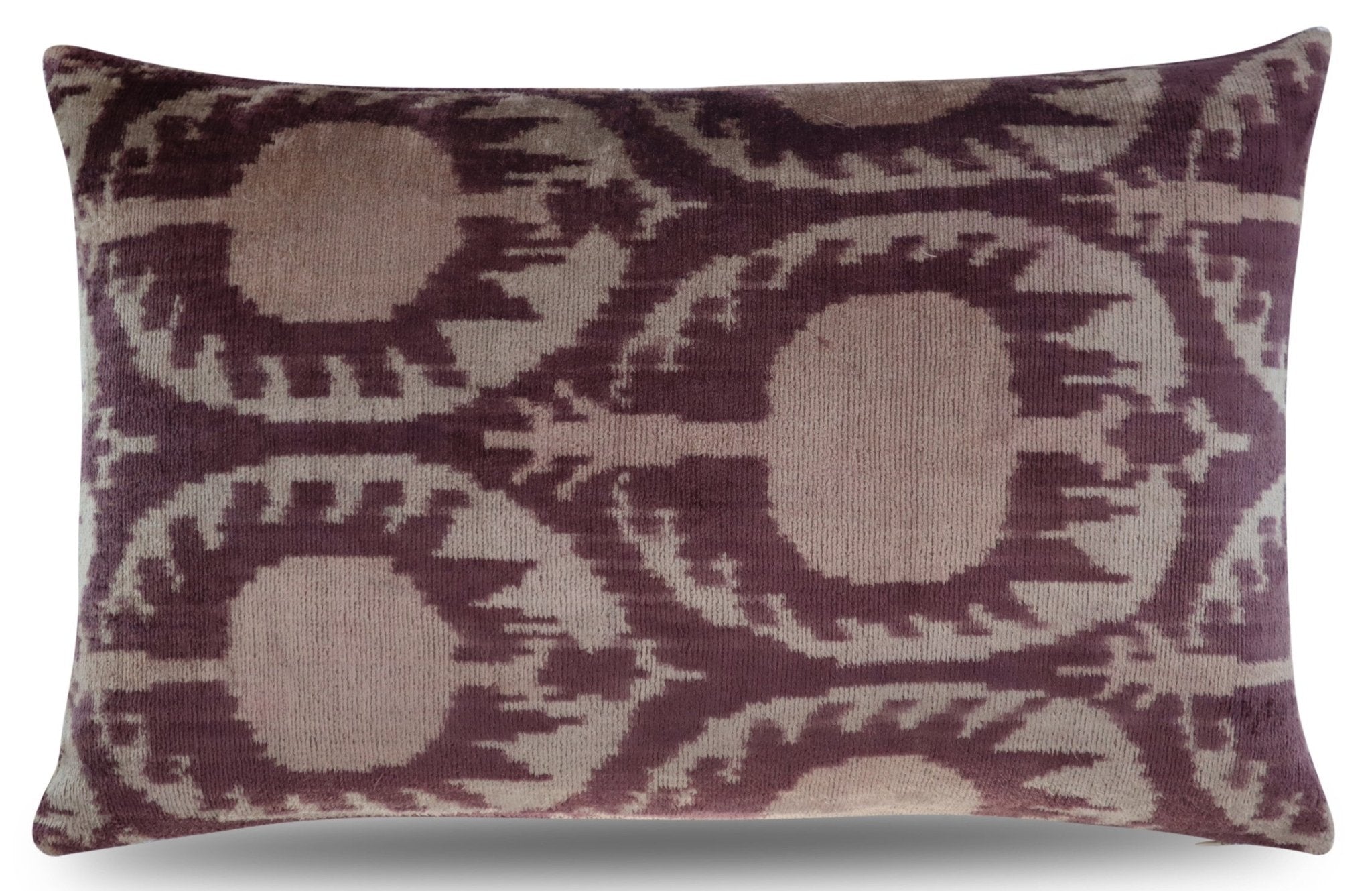 Canvello Decorative Brown BeigeThrow Pillow Down Feather Filled - 16x24 in