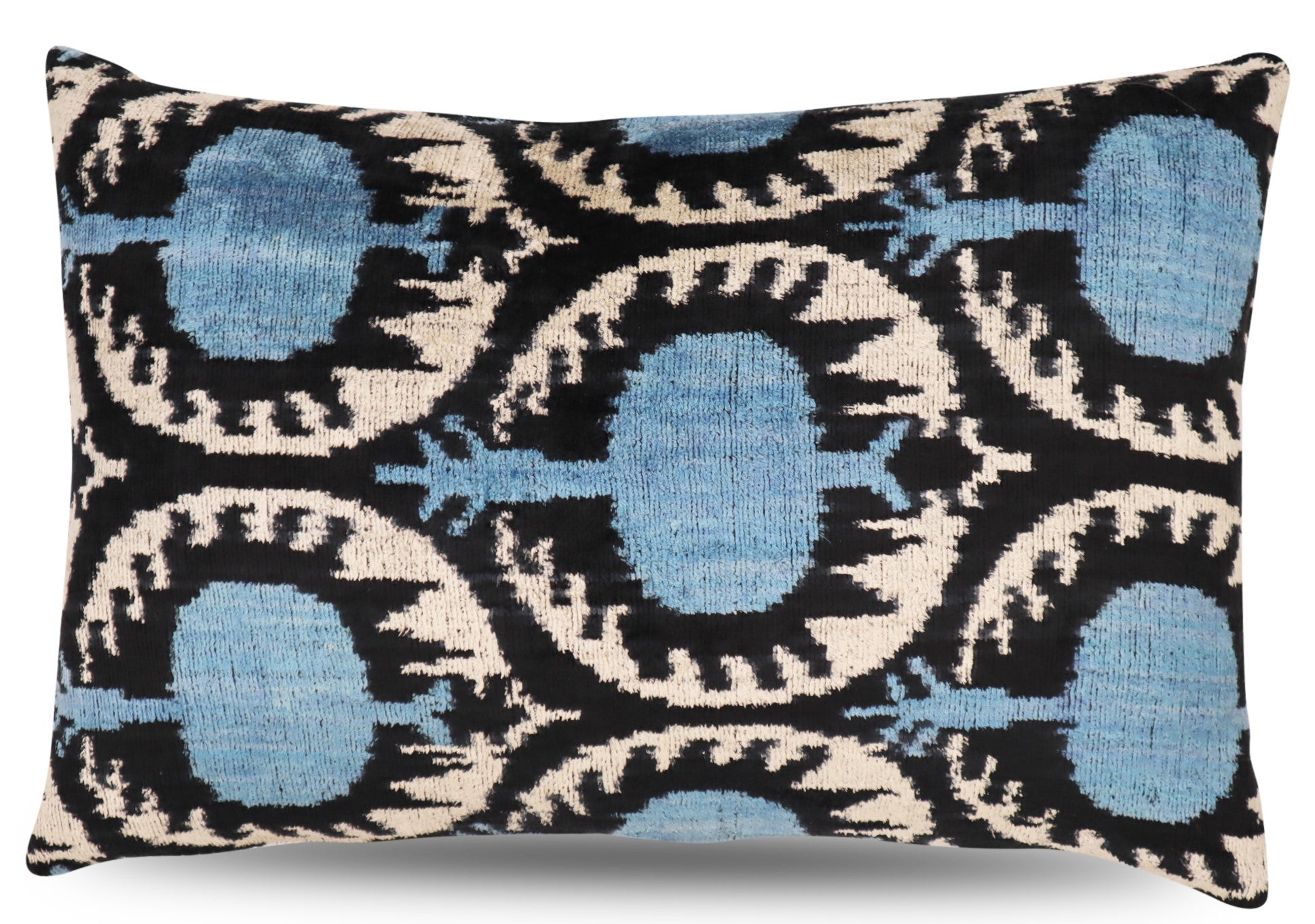 Canvello Handmade Blue Pomegranate Throw Pillows - 16x24 in