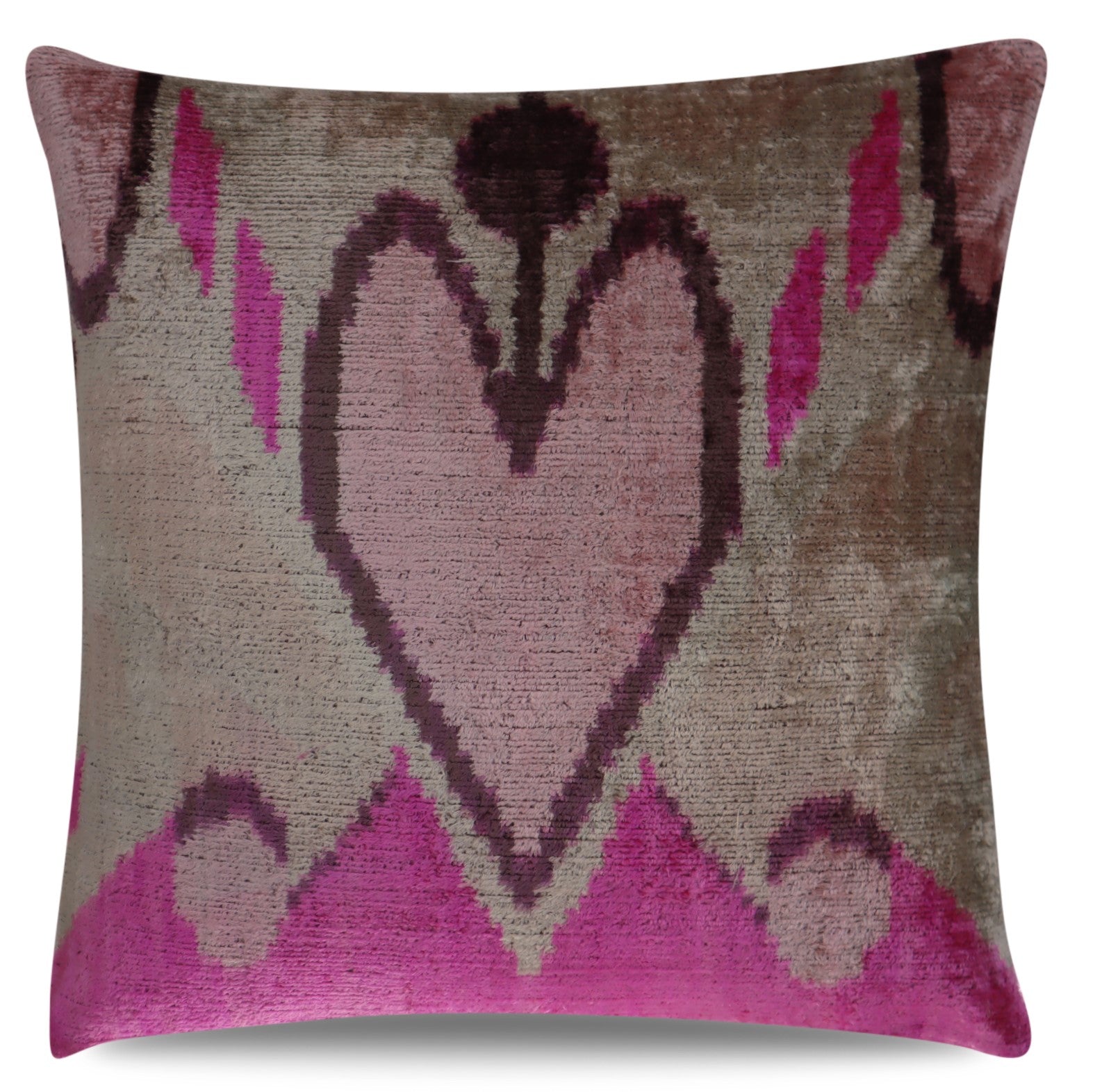 Canvello Handmade Decorative Throw Pillow with Down Filled Cushion Insert