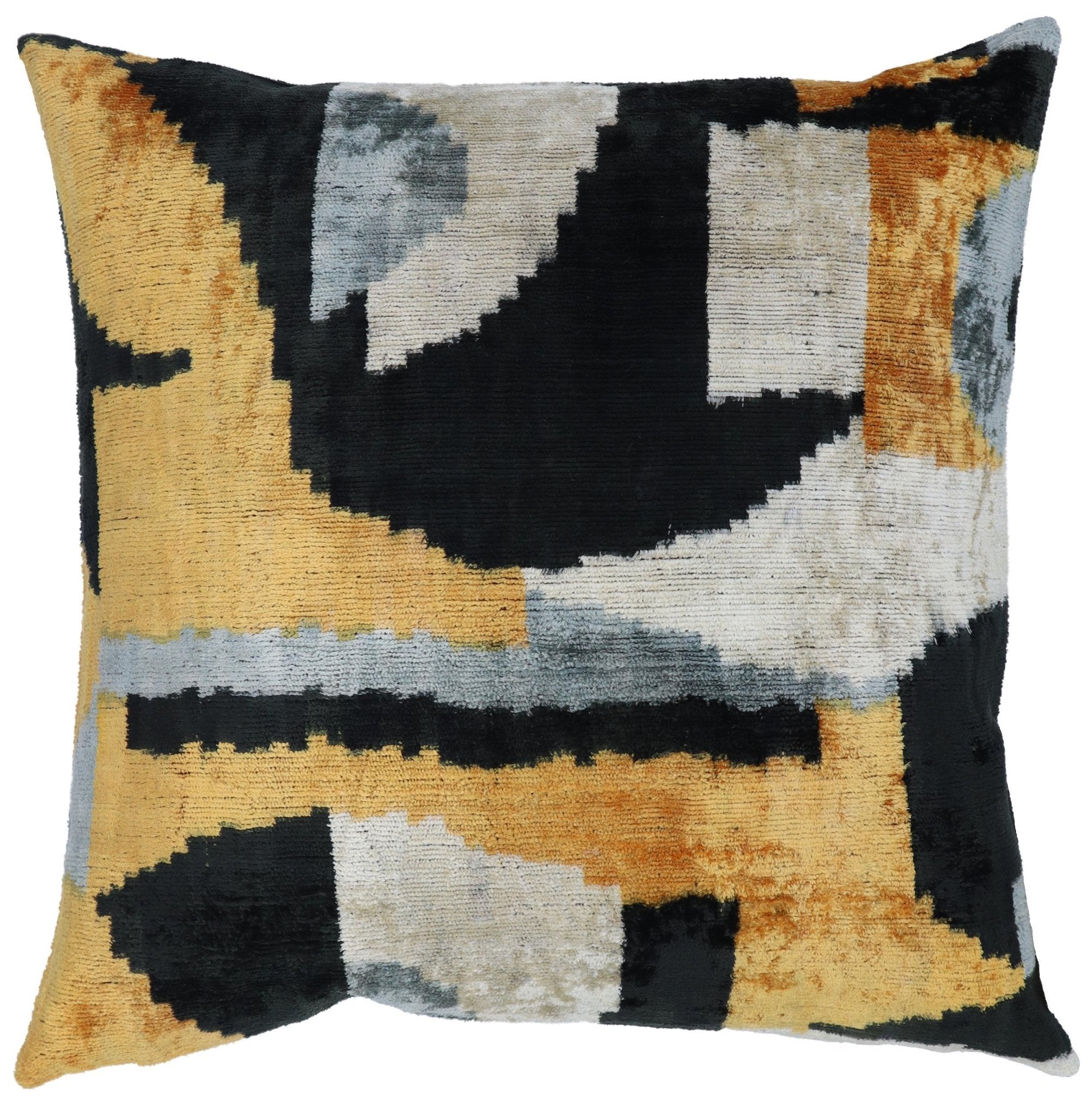 Canvello Handmade Gold Velvet Throw Pillow - 18x18