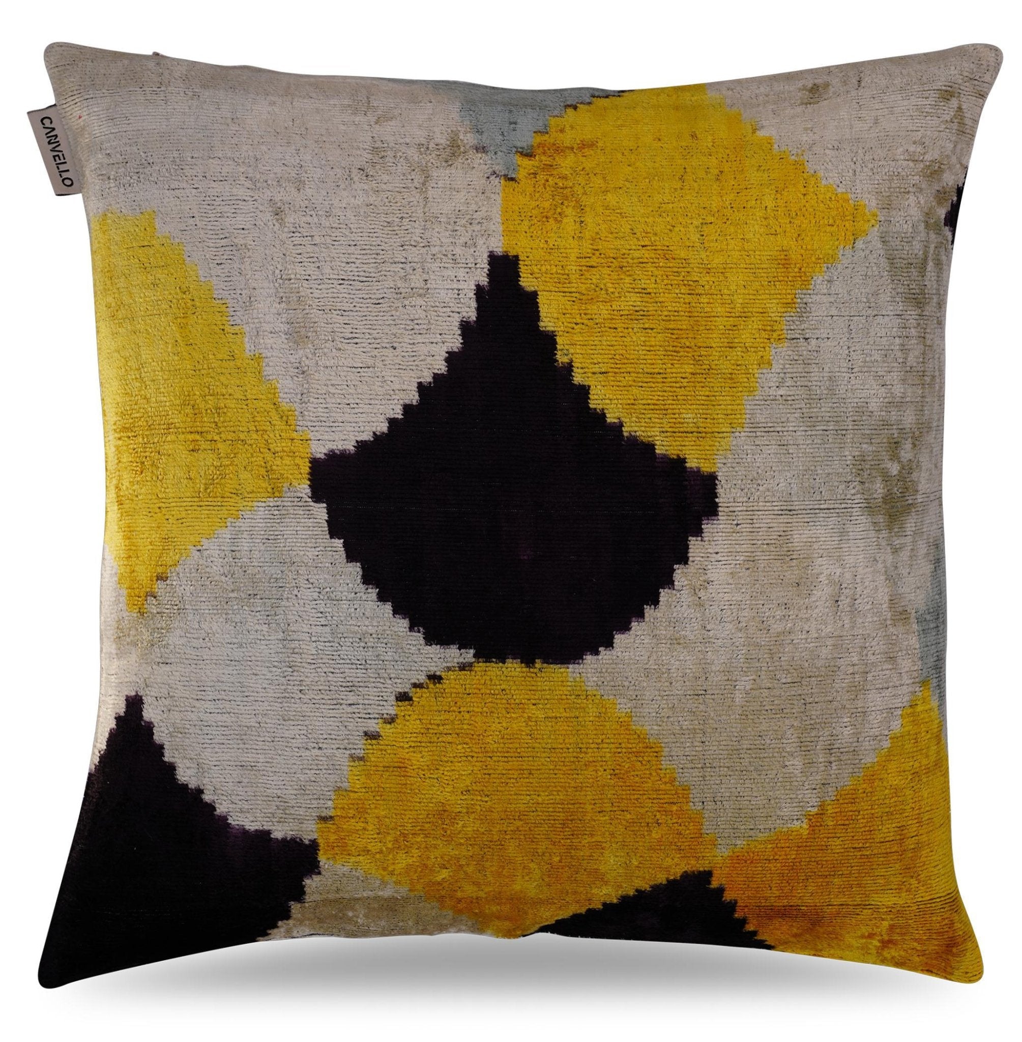 Canvello Handmade Gold Velvet Throw Pillow - 20x20