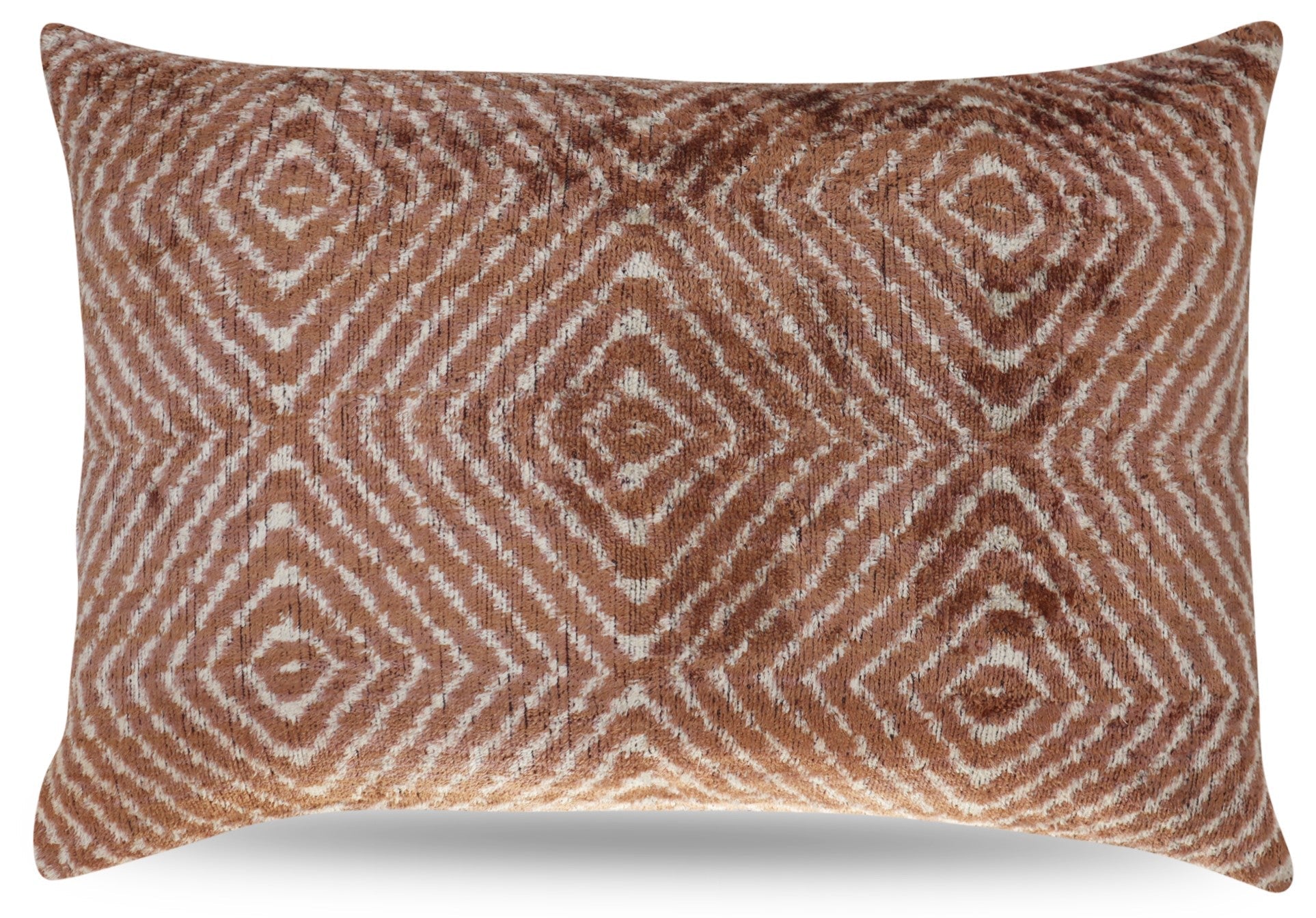 Canvello Luxury Brown Pillow for Couch with Down insert | 16 x 24 in (40 x 60 cm)