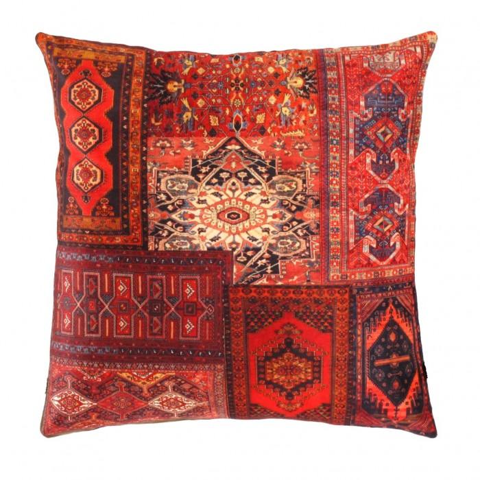 Canvello Silkroad Rug Throw Pillow - 18" X 26"