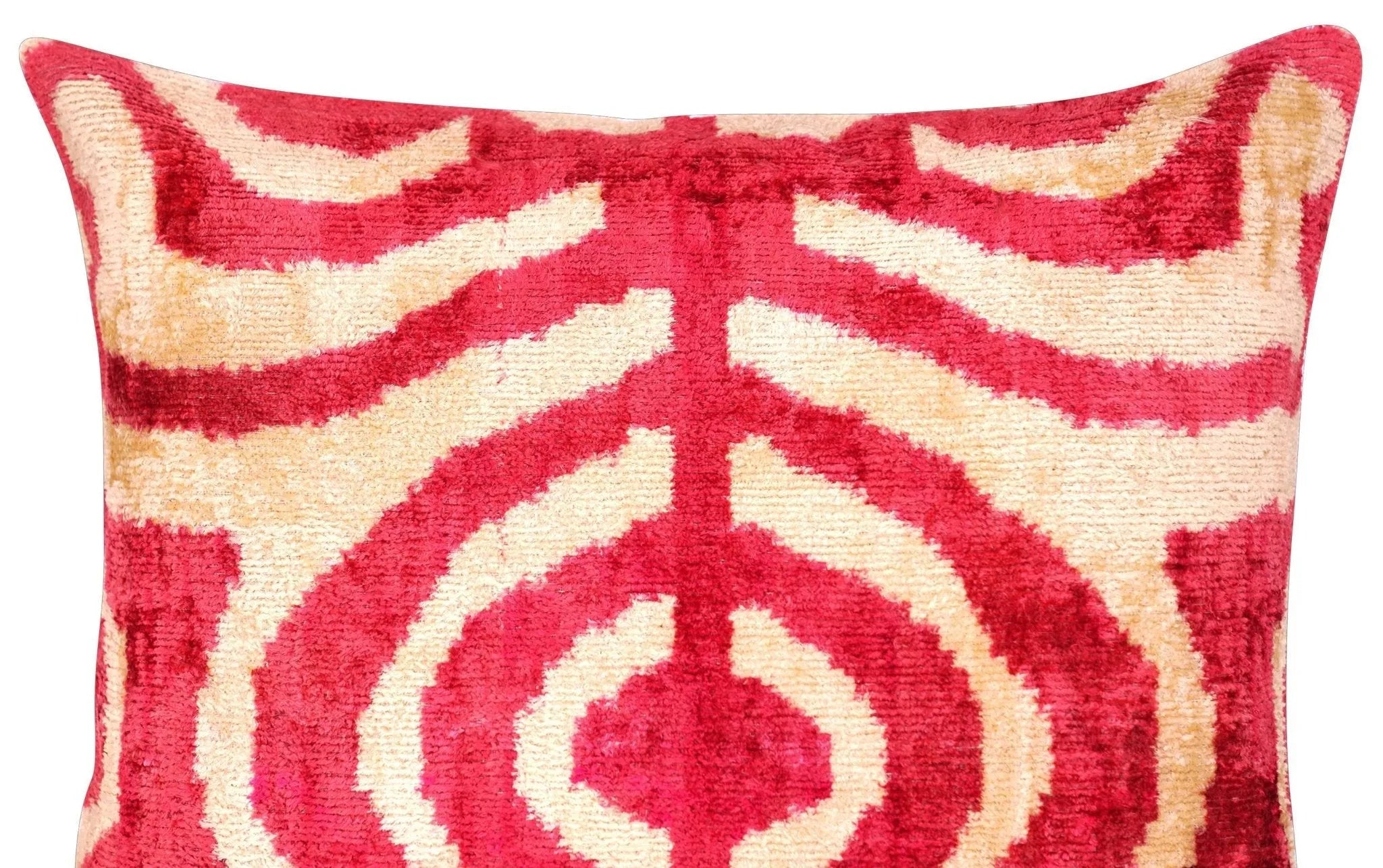 Canvello Tiger Print Pinkish Red Throw Pillows - 16x16 inch