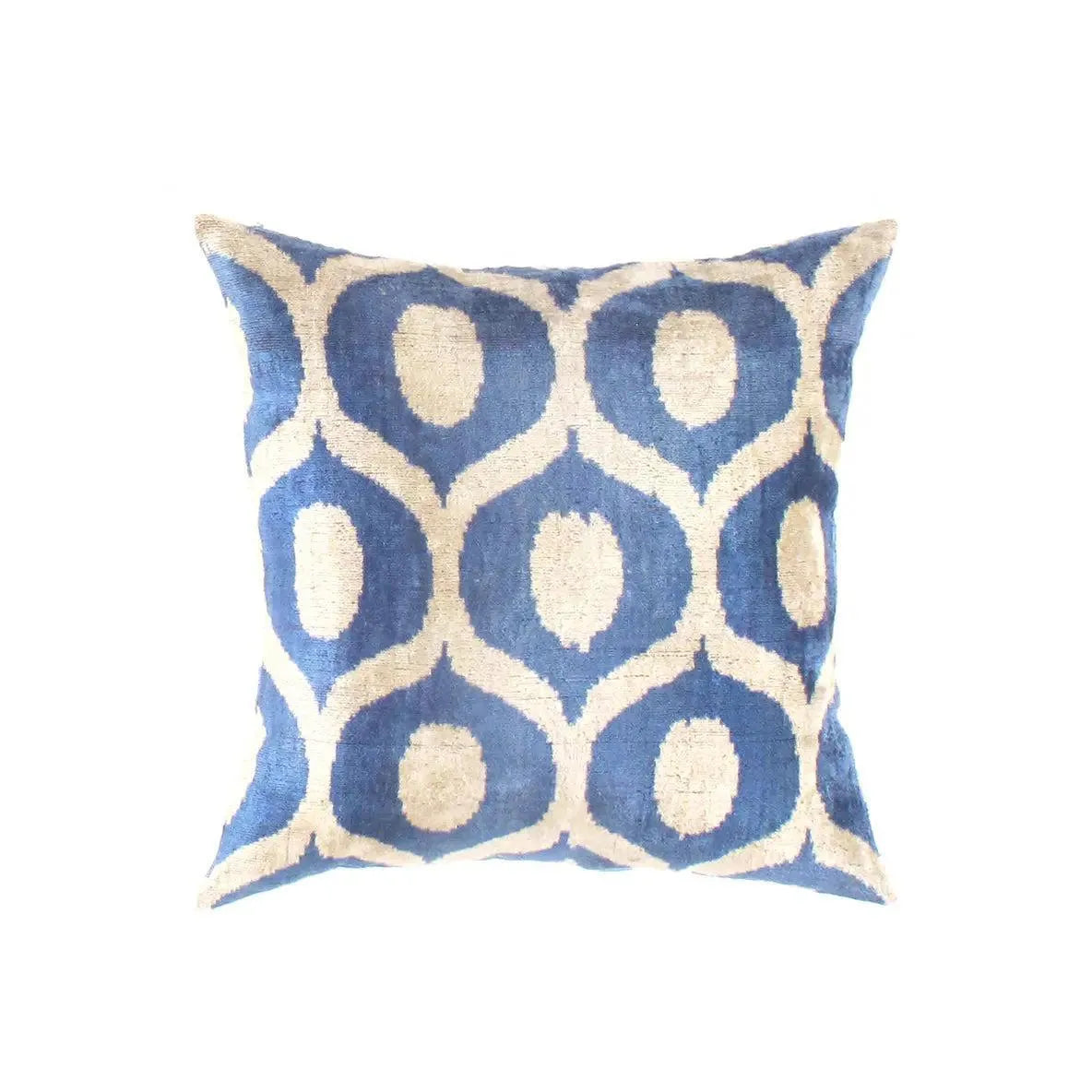 Canvello Turkish Blue Farmhouse Throw Pillows - TI 91